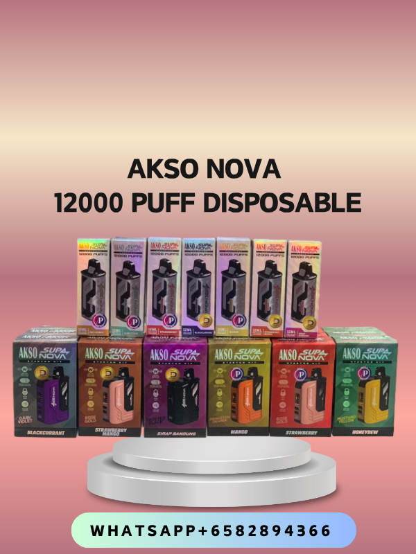 Akso Supa Nova 12000 Puff Disposable-AKSO SG – VaporWay.SG