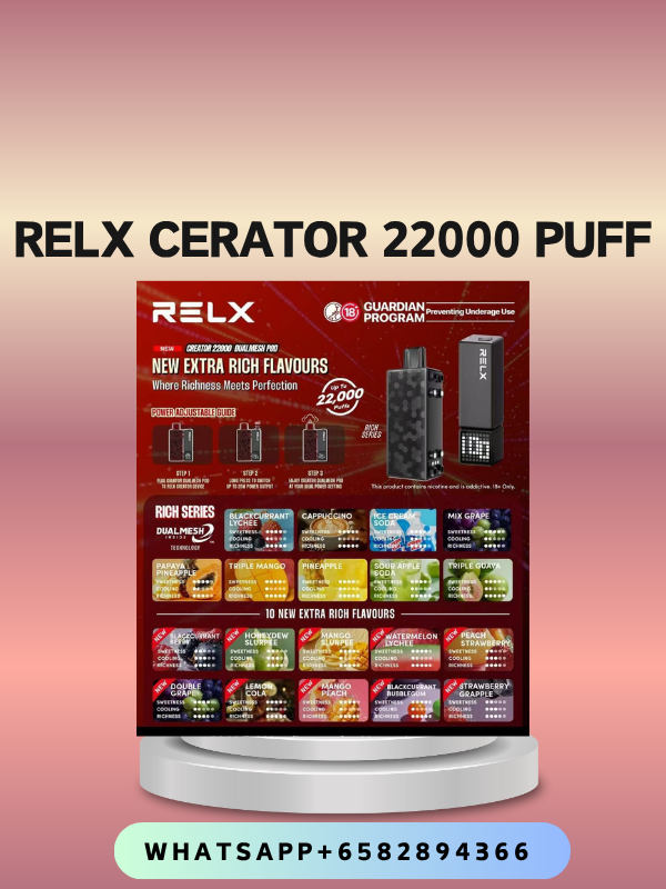 RELX CERATOR 2200PUFF SG